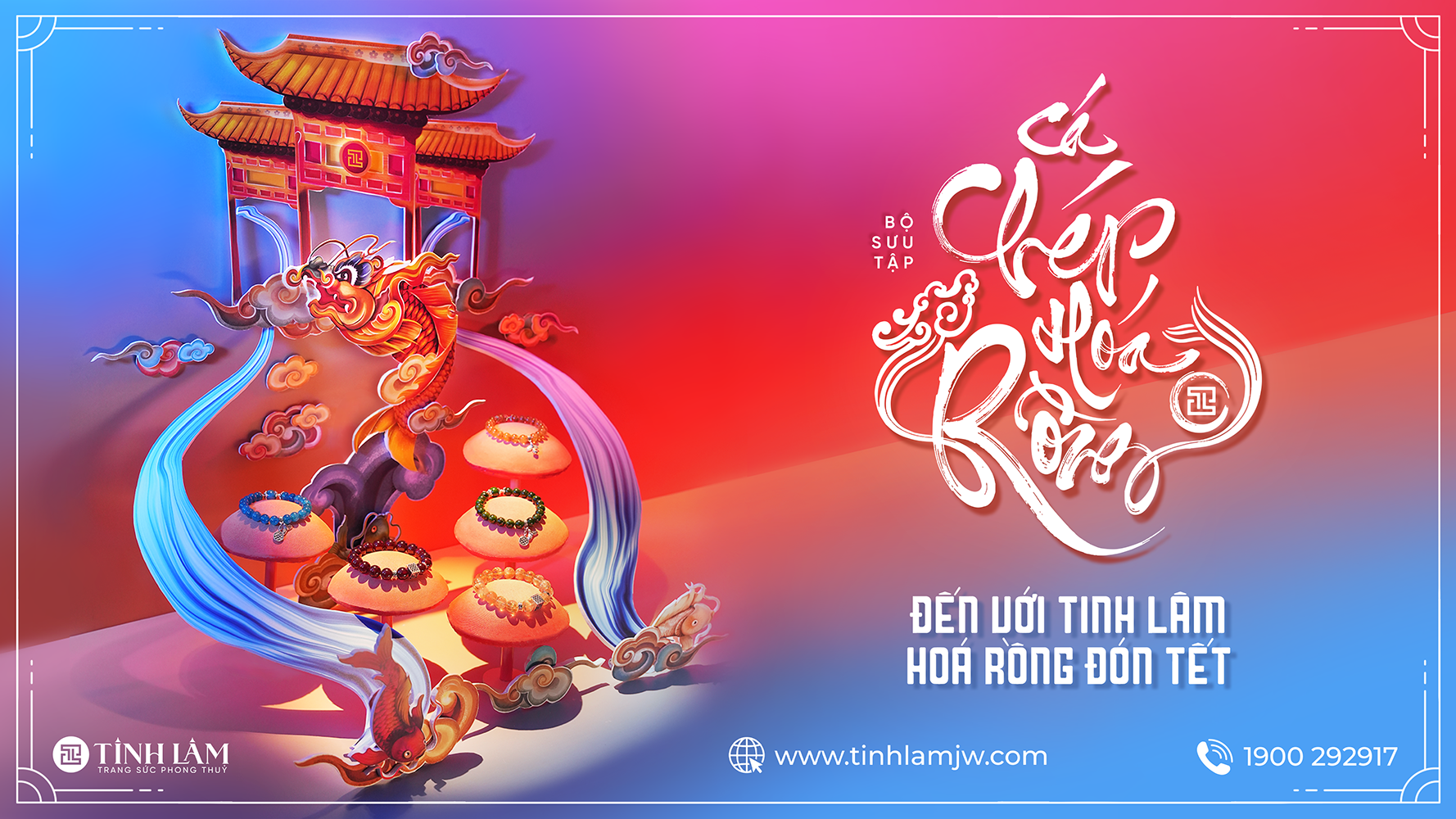 BỘ SƯU TẬP CÁ CHÉP HÓA RỒNG – TINH LÂM JW
