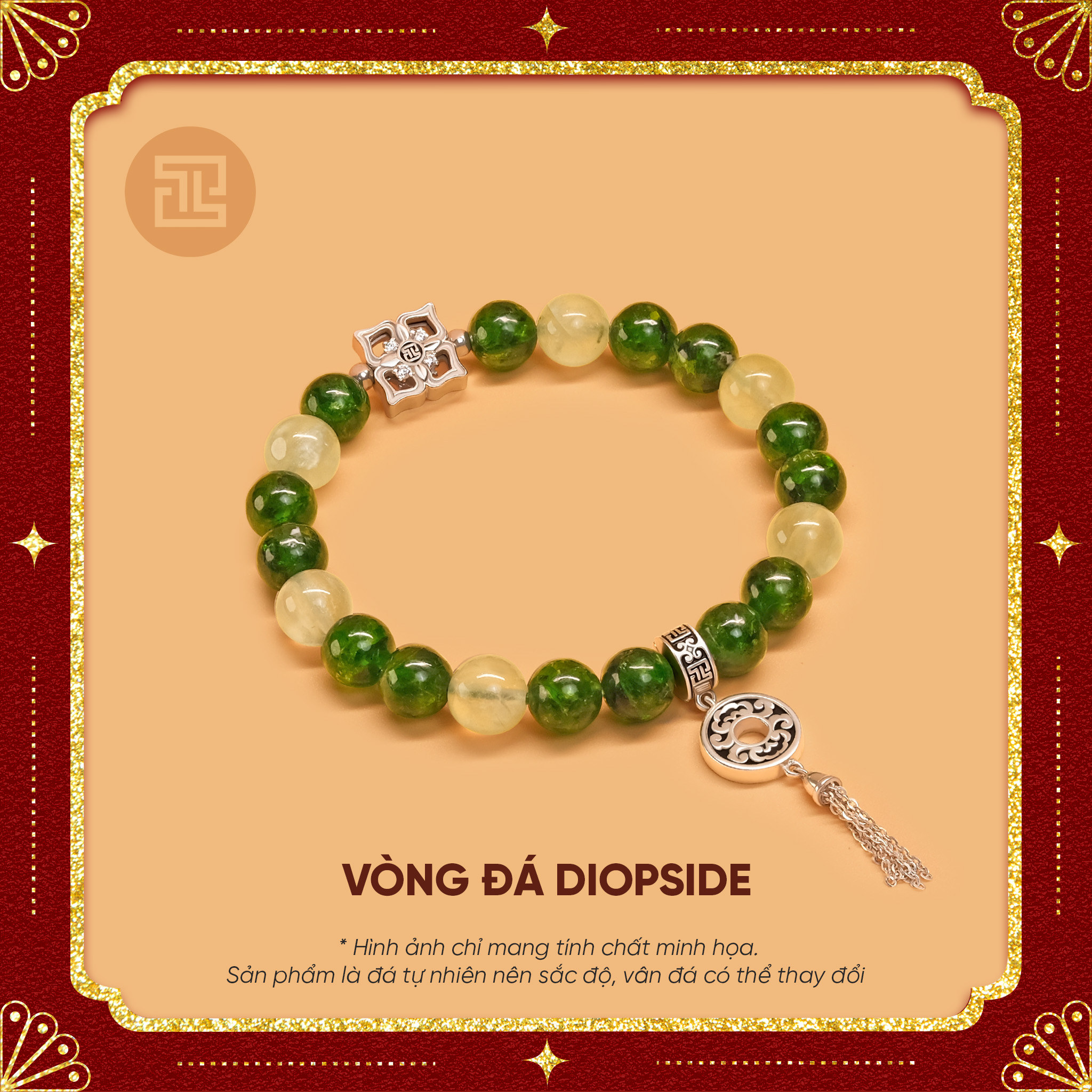 VÒNG THẠCH ANH DÂU TÂY XANH